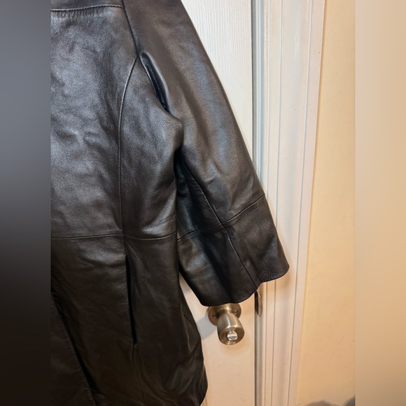 Vintage Leather Jacket New York Classics Women’s Leather Jacket Size 18 - Picture 4 of 5